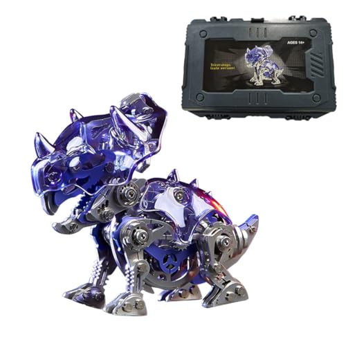 TBRICKFUNR 3D Metall Puzzle Modell, 175 Stück DIY Montage Q Version Triceratops Mechanical Puzzle Modellbausatz, Dekoratives Geschenk, Geschenke Zum Vatertag TBRICKFUNR 3D Metall Puzzle Modell, 175 Stück DIY Montage Q Version Triceratops Mechanical Puzzle Modellbausatz, Dekoratives Geschenk, Geschenke Zum Vatertag von TBRICKFUNR