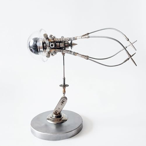 TBRICKFUNR 3D Metall Puzzle Modellbausatz Erwachsene, DIY Steampunk Mechanische Qualle Modell Bausatz, Bionische Ozeanische Kreatur Kreative Tischdekoration von TBRICKFUNR