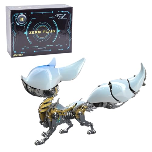 TBRICKFUNR 3D Metall Puzzle Tiere, 339 Teile DIY Metal Mechanical Linglong Fuchs Jigsaw Puzzle Model Kit, Kreatives Spielzeug Geschenk für Erwachsene TBRICKFUNR 3D Metall Puzzle Tiere, 339 Teile DIY Metal Mechanical Linglong Fuchs Jigsaw Puzzle Model Kit, Kreatives Spielzeug Geschenk für Erwachsene von TBRICKFUNR