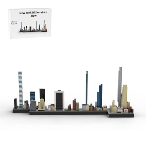 TBRICKFUNR Architecture New York City Set, 1/2000 New York Milliardärsreihe Block Set Modell, Kreative und Exquisite Nachbildung, Home und Büro-Deko, Geschenke für Frauen und Männer 136555 TBRICKFUNR Architecture New York City Set, 1/2000 New York Milliardärsreihe Block Set Modell, Kreative und Exquisite Nachbildung, Home und Büro-Deko, Geschenke für Frauen und Männer 136555 von TBRICKFUNR