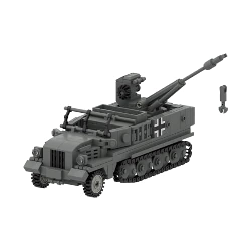 TBRICKFUNR Militär Panzer Bausteine Set, 449 Teile Sdkfz-11 Technisches Fahrzeug Spielzeug Bausatz Modellbausatz, Geschenk für Erwachsene, Fahrzeug Konstruktionspielzeug TBRICKFUNR Militär Panzer Bausteine Set, 449 Teile Sdkfz-11 Technisches Fahrzeug Spielzeug Bausatz Modellbausatz, Geschenk für Erwachsene, Fahrzeug Konstruktionspielzeug von TBRICKFUNR
