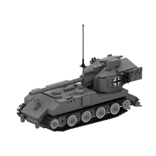 TBRICKFUNR Militär Panzer Bausteine Set, 575 Teile E-100 Artillerie Träger Panzer Spielzeug Bausatz Modellbausatz, Geschenk für Erwachsene, Fahrzeug Konstruktionspielzeug TBRICKFUNR Militär Panzer Bausteine Set, 575 Teile E-100 Artillerie Träger Panzer Spielzeug Bausatz Modellbausatz, Geschenk für Erwachsene, Fahrzeug Konstruktionspielzeug von TBRICKFUNR