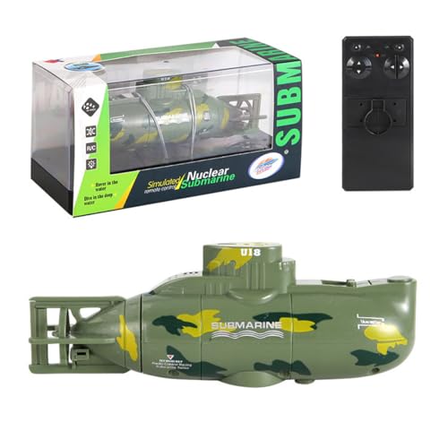 TBRICKFUNR Mini RC Nuclear U-Boot Fernbedienung Boot Schiff Elektronisches Tauchen im Wasser Modell Dekor Geschenk für Erwachsene TBRICKFUNR Mini RC Nuclear U-Boot Fernbedienung Boot Schiff Elektronisches Tauchen im Wasser Modell Dekor Geschenk für Erwachsene von TBRICKFUNR