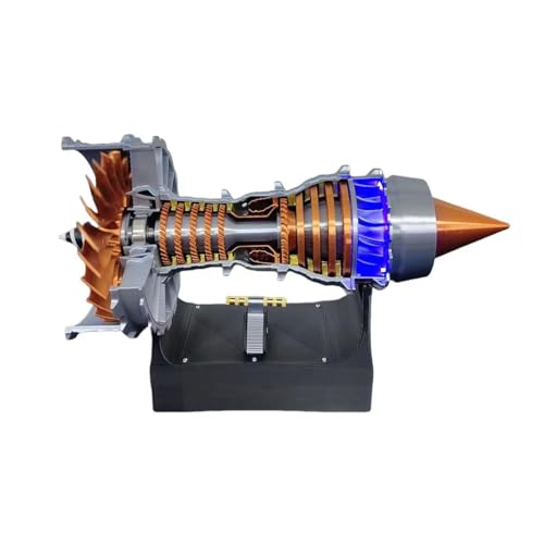 TBRICKFUNR Turbofan Motormodellbausatz, 50 Stück, Trend 900, simuliertes funktionales Turbofan-Flugzeugmotor-Modellbausatz mit LED-Licht, wiederaufladbar TBRICKFUNR Turbofan Motormodellbausatz, 50 Stück, Trend 900, simuliertes funktionales Turbofan-Flugzeugmotor-Modellbausatz mit LED-Licht, wiederaufladbar von TBRICKFUNR