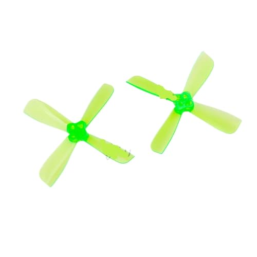 TBXwsofl 10 Paare 2435 Pro 2,4 Zoll 76 mm CW CCW -Propeller, kompatibel mit bürstenlosen -Maschinen 1,5 mm Wellenlochgröße(Light Green) von TBXwsofl