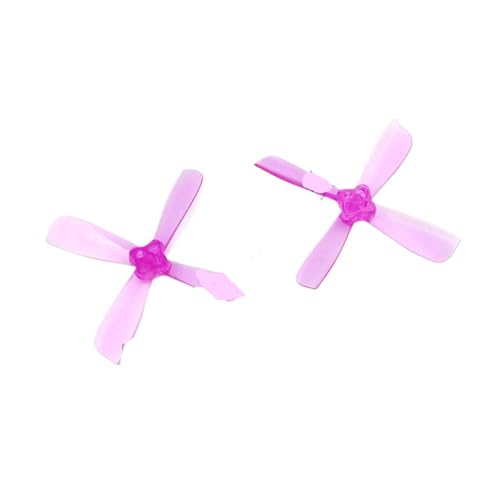 TBXwsofl 10 Paare 2435 Pro 2,4 Zoll 76 mm CW CCW -Propeller, kompatibel mit bürstenlosen -Maschinen 1,5 mm Wellenlochgröße(Purple) von TBXwsofl