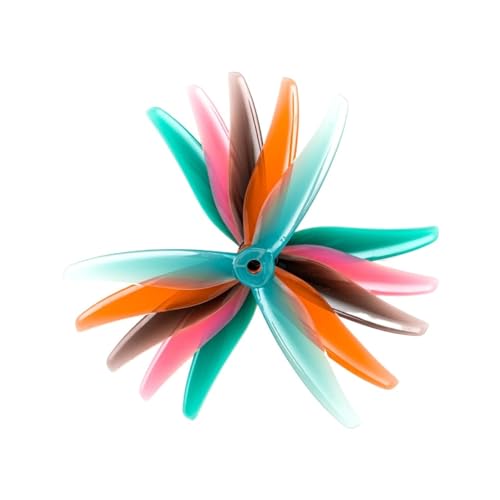 TBXwsofl 10pairs 10cw 10ccw Hurricane 51466 V2 3 Propeller kompatibel mit 5 -Zoll -FPV -Freestyle -Drohnen RC Quadcopter(10PAIRS Random Color) von TBXwsofl