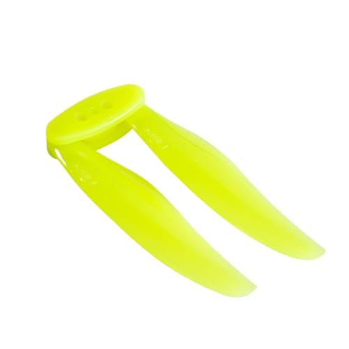 TBXwsofl 2 PCS CW CCW F3015-2 3x1.5 2- PC FALTING-TREPELLERSKOMPATIBLE mit 3 Zoll 18650 1s Zahnstocher-Drohnen Kompatibel mit RC Freestyle(2PAIRS Yellow) von TBXwsofl