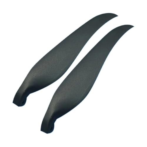 TBXwsofl 2 Paar RC-Flugzeugklapppaddel 9-12 Zoll schwarzes Kunststoff kompatibel mit RC-Flugzeugteilen und Segelflugzeugzubehör(10X6 2PAIR) von TBXwsofl