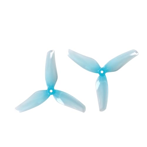 TBXwsofl 2 Zoll 51 mm Hurricane 2009 2x0 9 3-cw CCW-Propeller Kompatibel mit Freestyle Indoor RC-Drohnen kompatibel mit 1 5-mm-Lochmotoren(4PAIRS Blue) von TBXwsofl