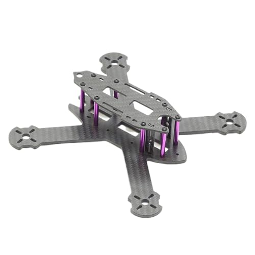 TBXwsofl 210 mm FLG Carbon Faser Quadcopter Frame Kit Kompatibel mit Drohnenrennen im Qav -Stil kompatibel mit RC -Teilen von TBXwsofl