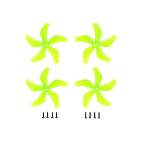 TBXwsofl 2925-5 Propeller 5 Requisiten kompatibel mit FVP Quad 4Pair 8PCS M2 7 Schrauben Befestigen Sie PC 3 Lochersatzteile Kompatibel mit Drohnenzubehör(Yellow) von TBXwsofl