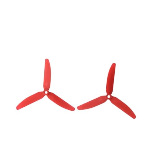 TBXwsofl 2Pair 7Colors 5030 5.0x3.0 Nylonglasfaserpropeller-Propeller kompatibel mit 1806-2206 Motor CW CCW-Welle durch Konstruktion Kompatibel mit spezielle motorische Anwendung(RED 2PAIR) von TBXwsofl