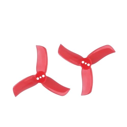 TBXwsofl 3 Loch kompatible -Drohnenmotor 1104 1105 mit 2040 2,0 x 4,0 PC 3 Prop CW CCW -Welle durch Design 5 Farboptionen(4 Pair(RED)) von TBXwsofl