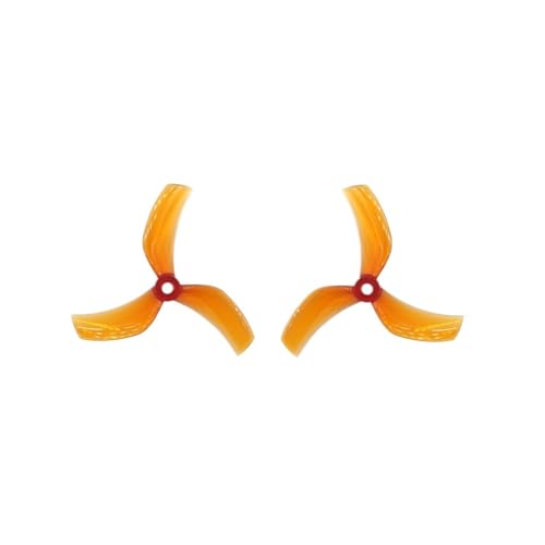 TBXwsofl 3 Paddel -CW CCW Propellers 90 mm 3,5 Zoll M5/1,5 mm D90S -kompatibel mit Drohnen und RC -Spielzeugen(M5 ORANGE) von TBXwsofl