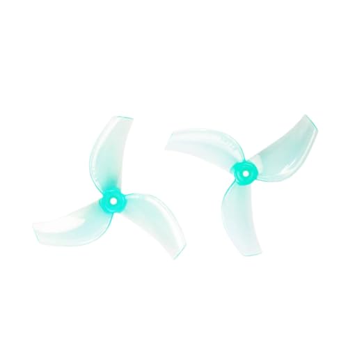 TBXwsofl 3 Propeller 1611 1,5 mm 1 mm Montageloch Schwarzweißorange Kompatibel mit winzige Whoop -Drohnen, die mit Mobula6 und 2 Zoll Drehzahlteilen kompatibel sind(Aquamarine 1.5mm) von TBXwsofl