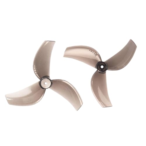 TBXwsofl 3 Propeller 1611 1,5 mm 1 mm Montageloch Schwarzweißorange Kompatibel mit winzige Whoop -Drohnen, die mit Mobula6 und 2 Zoll Drehzahlteilen kompatibel sind(Clear Gray 1.5mm) von TBXwsofl