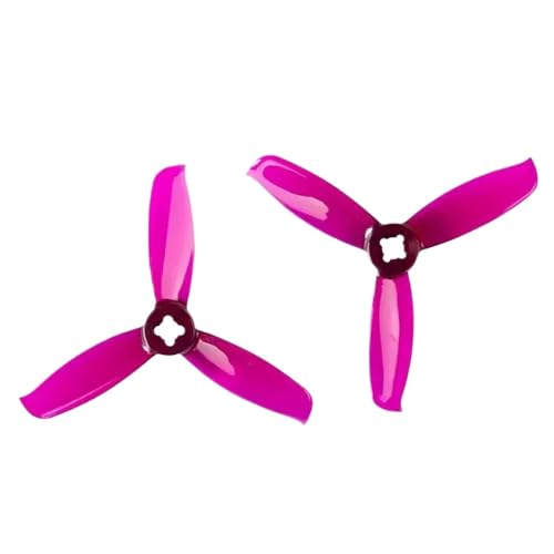 TBXwsofl 3 Zoll 3028 Propeller 3CW 3CCW PC -Requisiten kompatibel mit 3inch Racing Drohnen RC Quadcopter(8Pairs Purple) von TBXwsofl