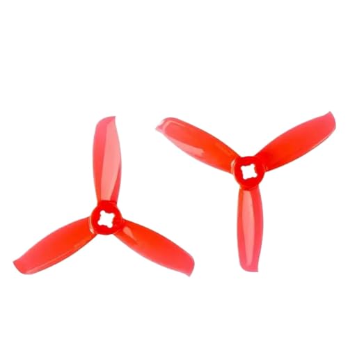 TBXwsofl 3 Zoll 3028 Propeller 3CW 3CCW PC -Requisiten kompatibel mit 3inch Racing Drohnen RC Quadcopter(8Pairs Red) von TBXwsofl