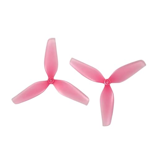 TBXwsofl 3 Zoll PC -Propeller 2x1x3 12CW 12CCW Set 1,5 mm Welle kompatibel mit winzig(Pink) von TBXwsofl