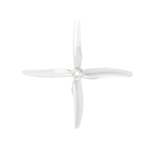 TBXwsofl 4 PCs 51455 5 Zoll 4 Requisiten 2 Paare CW CCW Kompatibel mit bürstenlose Motor, die mit der -Rennsport -Drohne kompatibel ist(TRANSPARENT) von TBXwsofl