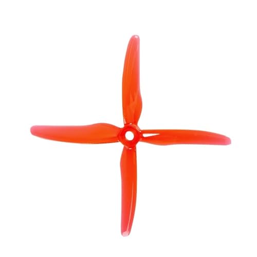 TBXwsofl 4 PCs 51455 5 Zoll 4 Requisiten 2 Paare CW CCW Kompatibel mit bürstenlose Motor, die mit der -Rennsport -Drohne kompatibel ist(TRANSPARENT RED) von TBXwsofl