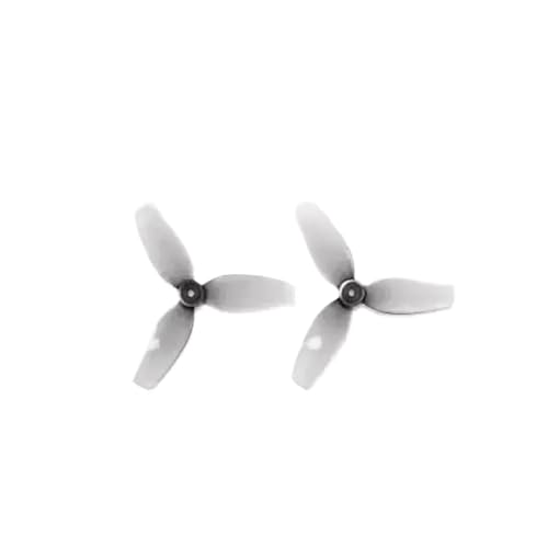 TBXwsofl 6Pairs 1,2 Zoll DREI Propeller Ultralight 1,2x0.9x3 31 mm 1mm Positive Negative Requisiten kompatibel mit RC Drohnen Ersatzteilen Austausch(6pairs Gray) von TBXwsofl