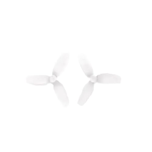 TBXwsofl 6Pairs 1,2 Zoll DREI Propeller Ultralight 1,2x0.9x3 31 mm 1mm Positive Negative Requisiten kompatibel mit RC Drohnen Ersatzteilen Austausch(6pairs White) von TBXwsofl