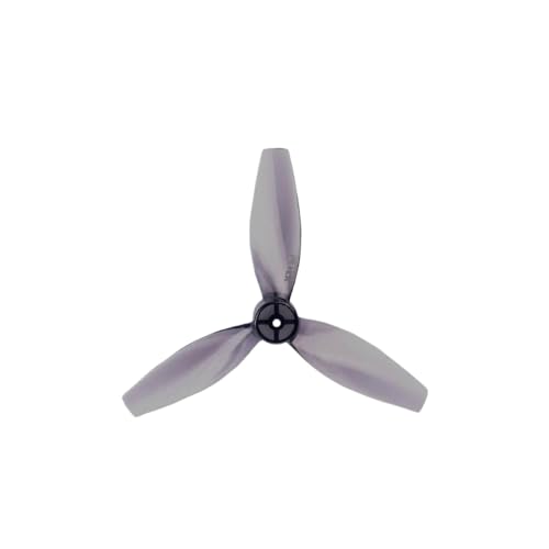 TBXwsofl 8pairs 2412-3 Propeller 61 mm 1 2 mm Loch Kompatibel mit FPV-Drohnen kompatibel mit winzigen Whops 8520 gebürstete Motoren(Light Grey) von TBXwsofl