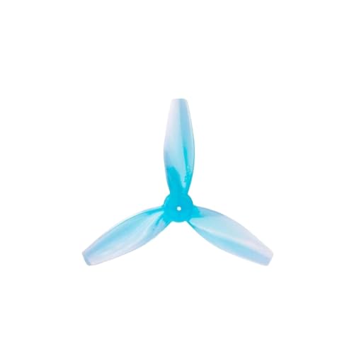 TBXwsofl 8pairs 2412-3 Propeller 61 mm 1 2 mm Loch Kompatibel mit FPV-Drohnen kompatibel mit winzigen Whops 8520 gebürstete Motoren(Sky Blue) von TBXwsofl