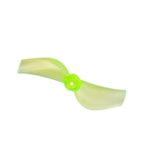 TBXwsofl 8pairs 35mm S-2 Propeller-Set mit 1 mm Loch Kompatibel mit FPV-Drohnen winzige Whoops DIY Builds(Light Green) von TBXwsofl
