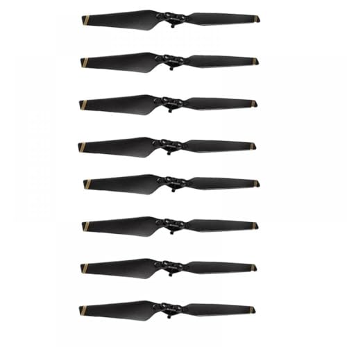 TBXwsofl 8pcs kompatible Schnellförderungspropeller Kompatibel mit 8330 Pro -Drohnen -Ersatzteile Drohnenzubehör(8PCS GOLDEN Tip) von TBXwsofl