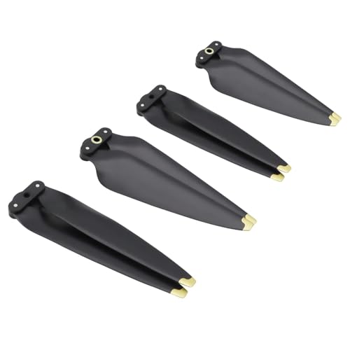 TBXwsofl Kompatible Ersatzprops 8747f Leichtgewichts -Paddel Schnellfreisetzventilatoren Kompatibel mit Air 3 Ersatzteile Zubehör CW CCW(Black Gold 4PCS) von TBXwsofl