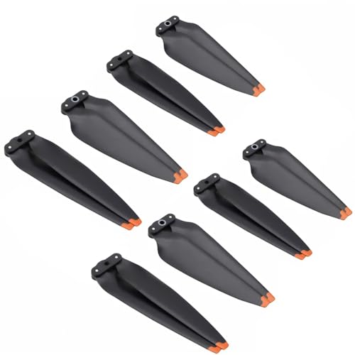 TBXwsofl Kompatible Ersatzprops 8747f Leichtgewichts -Paddel Schnellfreisetzventilatoren Kompatibel mit Air 3 Ersatzteile Zubehör CW CCW(Black ORANGE 8PCS) von TBXwsofl