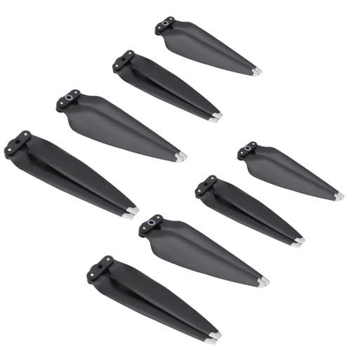 TBXwsofl Kompatible Ersatzprops 8747f Leichtgewichts -Paddel Schnellfreisetzventilatoren Kompatibel mit Air 3 Ersatzteile Zubehör CW CCW(Black Silver 8PCS) von TBXwsofl