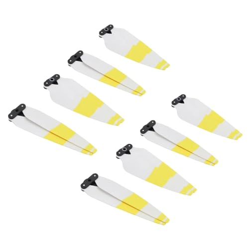 TBXwsofl Kompatible Ersatzprops 8747f Leichtgewichts -Paddel Schnellfreisetzventilatoren Kompatibel mit Air 3 Ersatzteile Zubehör CW CCW(White Yellow 8PCS) von TBXwsofl