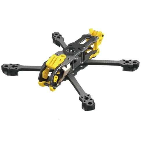 TBXwsofl Mario 5 O4 Frame Kit DC XH -Version Kohlefaserplatte Kompatibel mit Freestyle- und Rennsportdrohnen kompatibel mit RC Quadcopters(Mario 5 XH O4Advancd) von TBXwsofl