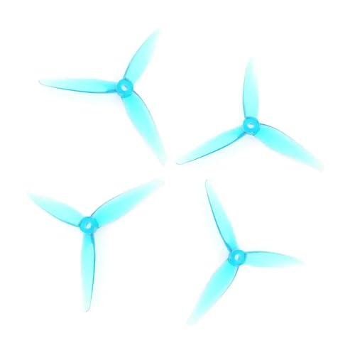 TBXwsofl R37 5137 5.1x3.7x3 Propeller kompatibel mit Racing Freestyle Drohnen DIY Quadcopter -Teile(12pairs Blue) von TBXwsofl