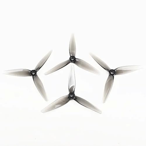 TBXwsofl R37 5137 5.1x3.7x3 Propeller kompatibel mit Racing Freestyle Drohnen DIY Quadcopter -Teile(12pairs Grey) von TBXwsofl