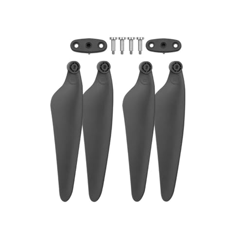 TBXwsofl RC Quadcopter Drohnen Reparaturteile Clip -Klemme kompatibel mit H117S Pro Wings Zubehör Ersatz -Ersatzkomponenten(Black Props 4PCS) von TBXwsofl