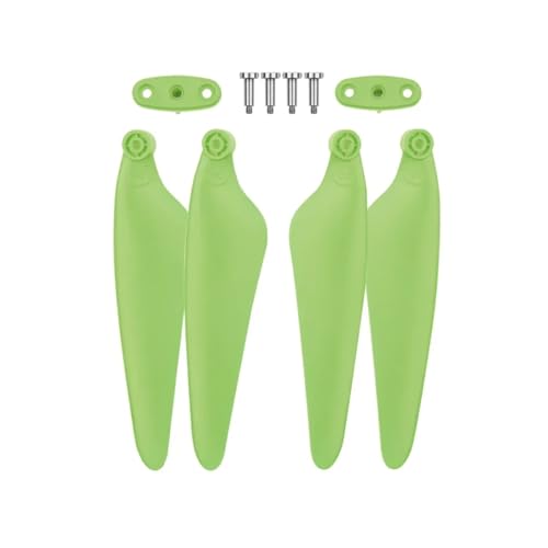 TBXwsofl RC Quadcopter Drohnen Reparaturteile Clip -Klemme kompatibel mit H117S Pro Wings Zubehör Ersatz -Ersatzkomponenten(Green Props 4PCS) von TBXwsofl