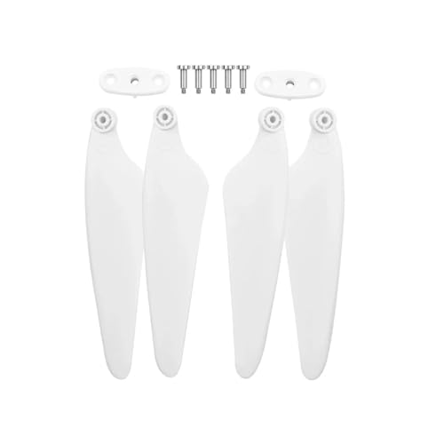 TBXwsofl RC Quadcopter Drohnen Reparaturteile Clip -Klemme kompatibel mit H117S Pro Wings Zubehör Ersatz -Ersatzkomponenten(White Props 4PCS) von TBXwsofl