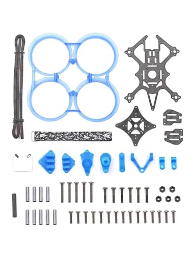 TBXwsofl XI25 Pro 2,5 -Zoll -Rackrahmen 112 -mm -Radstand mit Mehreren Befestigungslöchern, die mit 1105 bis 1606 Motoren kompatibel sind(1PCS Blue) von TBXwsofl