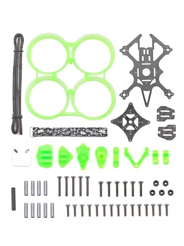 TBXwsofl XI25 Pro 2,5 -Zoll -Rackrahmen 112 -mm -Radstand mit Mehreren Befestigungslöchern, die mit 1105 bis 1606 Motoren kompatibel sind(1PCS Green) von TBXwsofl