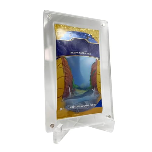 TCG Cases Selbstaufbau Acryl Case Made in Germany passend für Lorcana Booster magnetisch Aufsteller Rahmen inklusive Acryl Ständer Protection Schutzhülle Sleeve von TCG Cases