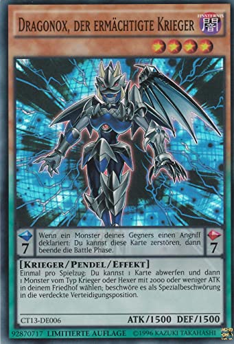 CT13-DE006 - Dragonox, der ermächtigte Krieger - Super Rare - Deutsch - Limitierte Auflage CT13-DE006 - Dragonox, der ermächtigte Krieger - Super Rare - Deutsch - Limitierte Auflage von TCG