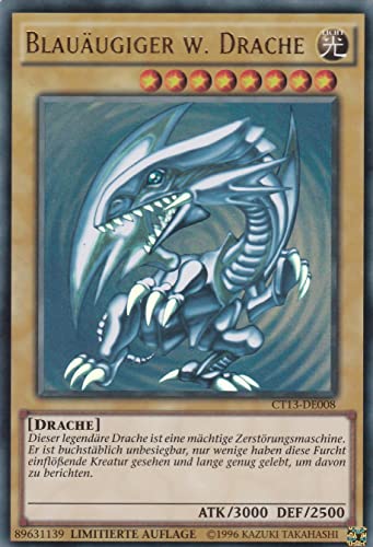 CT13-DE008 - Blauäugiger w. Drache - Ultra Rare - Deutsch - Limitierte Auflage von TCG