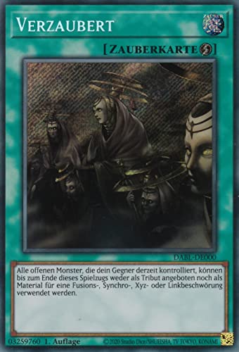 DABL-DE000 - Verzaubert - Secret Rare - Deutsch - 1. Auflage - im Set mit Ultrapro Toploader - Yugioh von TCG