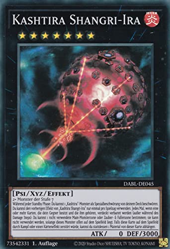 DABL-DE045 - Kashtira Shangri-Ira - Super Rare - Deutsch - 1. Auflage - im Set mit Ultrapro Toploader - Yugioh von TCG