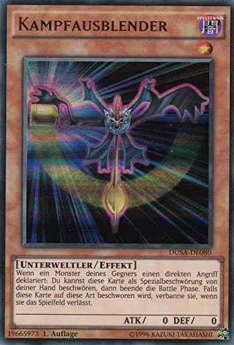 DUSA-DE080 - Kampfausblender - Ultra Rare - Deutsch - im Set mit Ultrapro Toploader - Yugioh von TCG